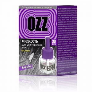 OZZ SPECIAL mušu iznīcināšanas šķidrums elektriskai ierīcei 30ml